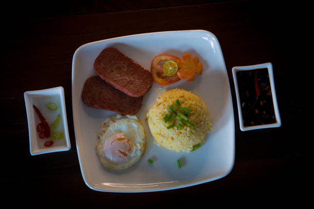 istock Fried Spam Food Meal 1253994818