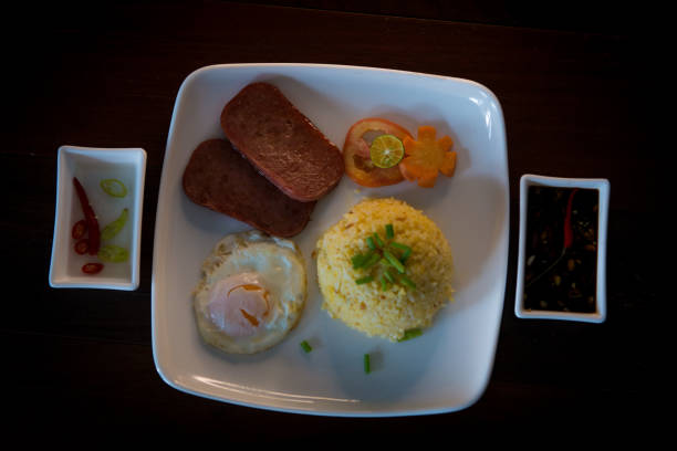 istock Fried Spam Food Meal 1253995034
