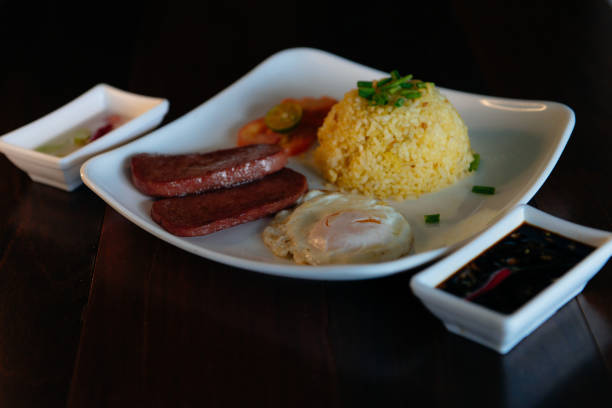 istock Fried Spam Food Meal 1253995786
