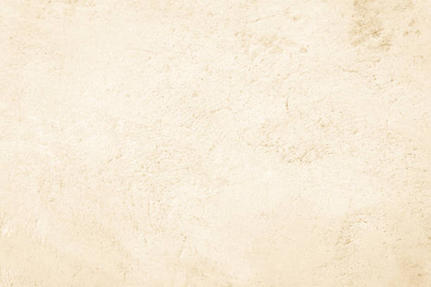 istock Old Cream concreted wall for interiors or outdoor exposed surface polished concrete design art work floor texture background. 1253995835