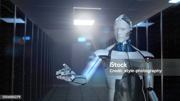 Robot Database Humanoid Robot Database Click Stock Photo - Download Image Now - Robot ...