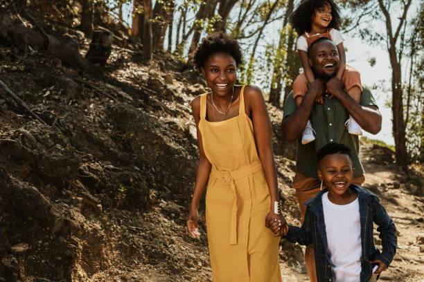 istock Family trip to national park 1254013650