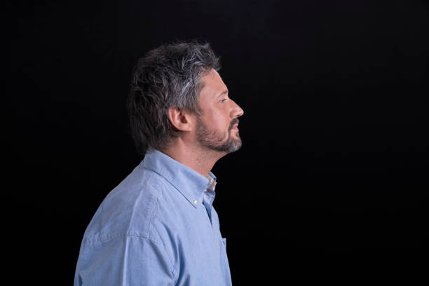 istock Close-up of mature man 1254014556
