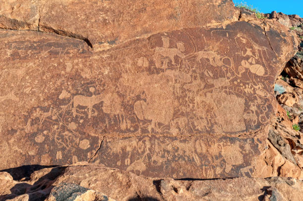 istock Rock engravings at Twyfelfontein in Damaraland 1254014754