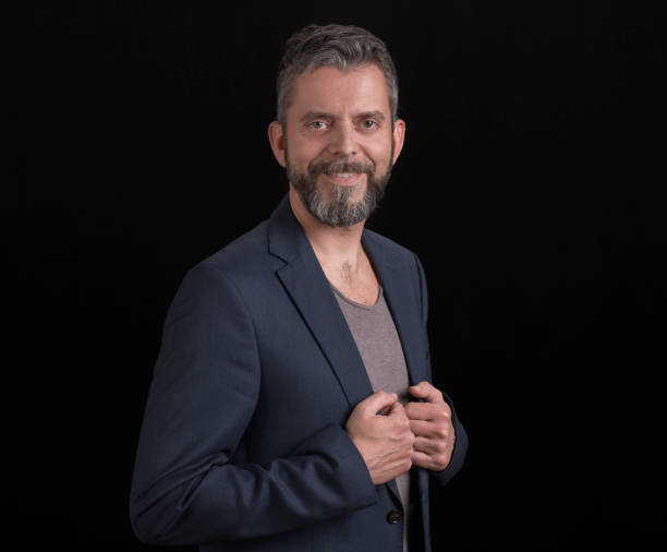 istock Close-up of mature man 1254014788