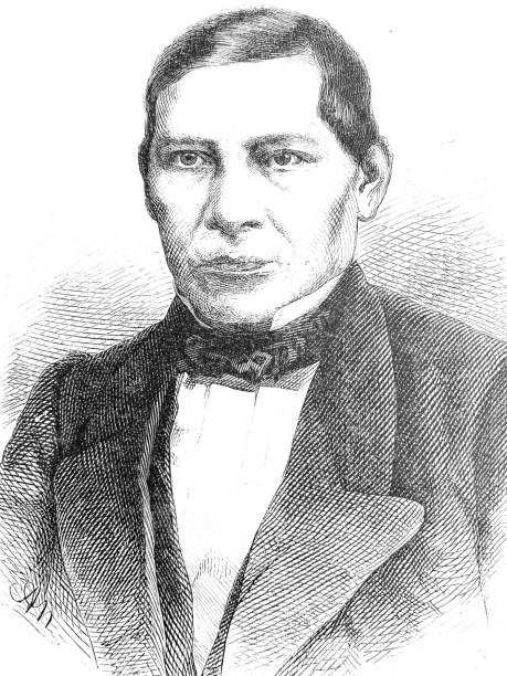Benito Juárez Estadista Mexicano Y Presidente De México De 1858 A 1872 Foto  de stock y más banco de imágenes de Benito Juárez García - iStock