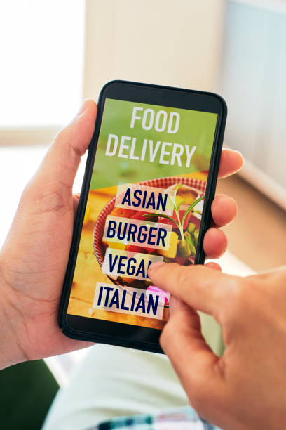 istock text food delivery in a smartphone 1254038617