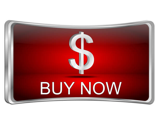 istock Buy now Button with Dollar symbol - 3D illustration 1254040613