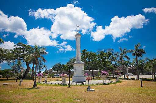 Miguel Lopez Legaspi Monument in Cebu city. Philippines.