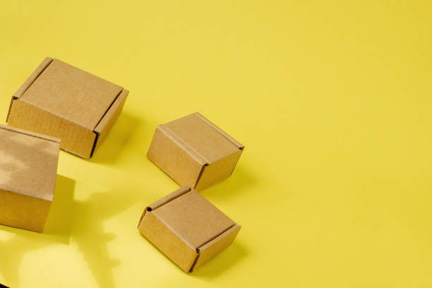 istock Shadow Airplane and stack of cardboard boxes. concept of air cargo and parcels, airmail. Fast delivery of goods and products. Cargo aircraft. Logistics, connection to hard-to-reach places. Banner, copy space 1254043582