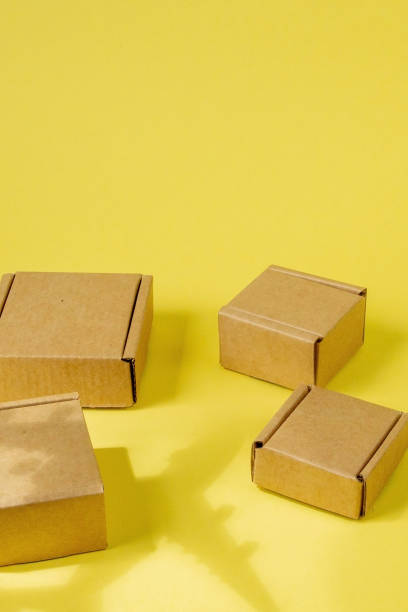 istock Shadow Airplane and stack of cardboard boxes. concept of air cargo and parcels, airmail. Fast delivery of goods and products. Cargo aircraft. Logistics, connection to hard-to-reach places. Banner, copy space 1254043589