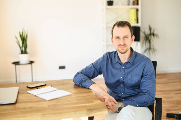 istock A young handsome man in formal shirt 1254047085