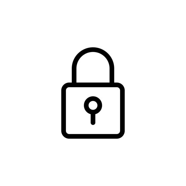 ilustrações de stock, clip art, desenhos animados e ícones de lock icon - fechadura