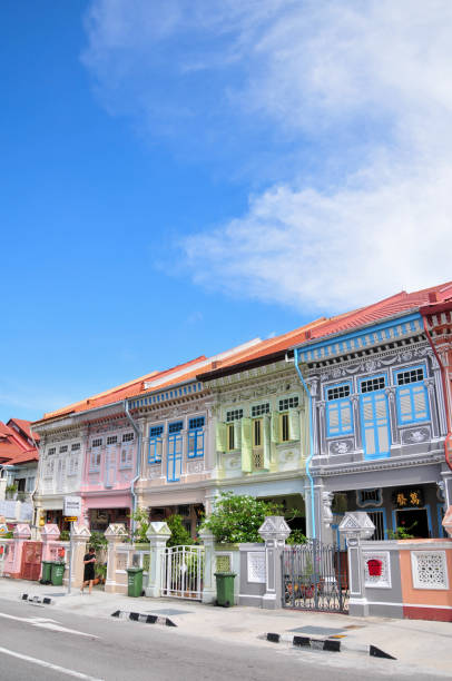 istock Traditional Peranakan architecture in Singapore 1254069200