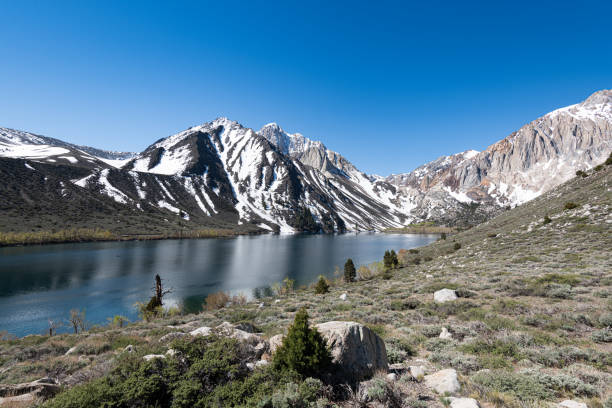 istock lake in the mountains, California 1254079950