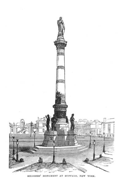 istock American Cities - Soldiers monument at Buffalo New York 1254095672