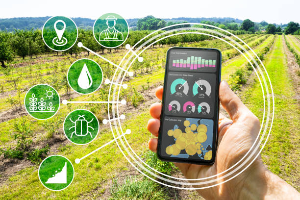 istock Smart Farming Digital Technology Agriculture App 1254095828