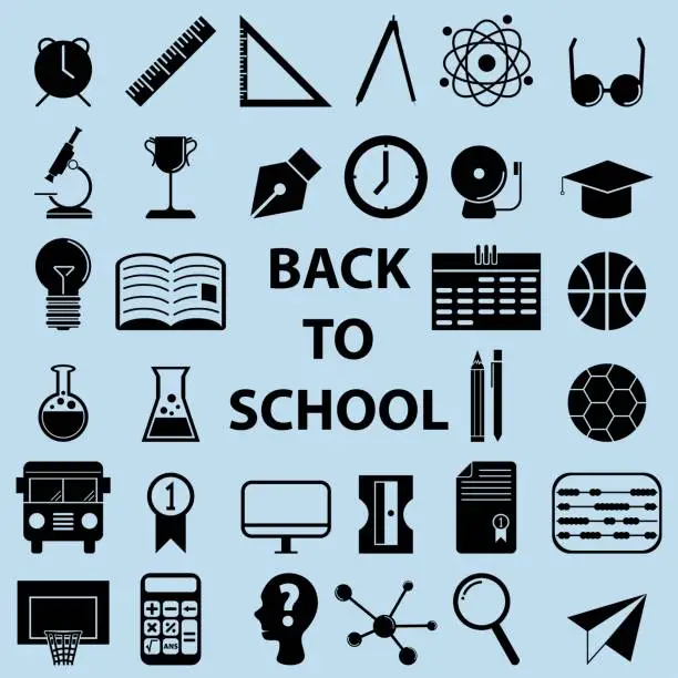 Back to School Icon Set