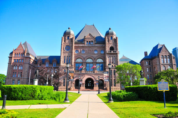 istock Legislative Assembly of a beautiful building in Toronto 1254097257