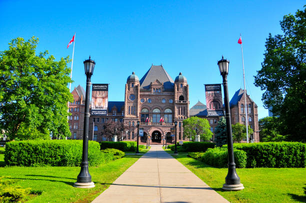 istock Legislative Assembly of a beautiful building in Toronto 1254097279