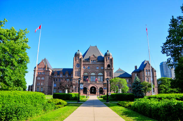 istock Legislative Assembly of a beautiful building in Toronto 1254097287