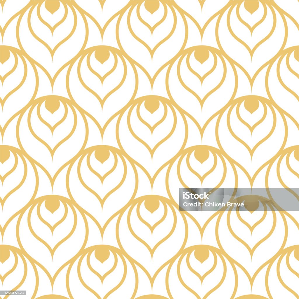 Continuous Shape Pattern Seamless Fabric Vector Continuous Shapes Pattern Continuous East ...