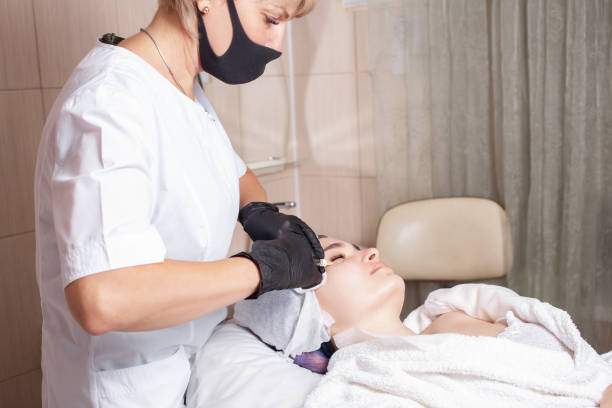 istock The beautician performs the procedure of mesotherapy 1254101627