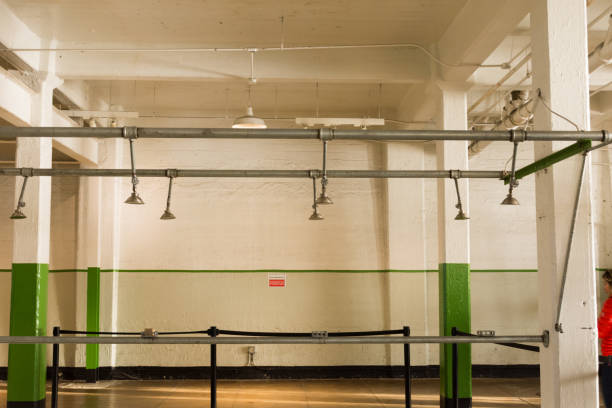 istock Alcatraz prison interior shower room 1254105801