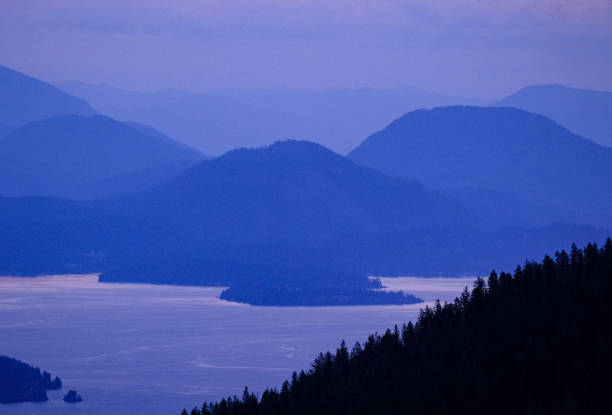 lago pend oreille idaho - 5659 - fotografias e filmes do acervo