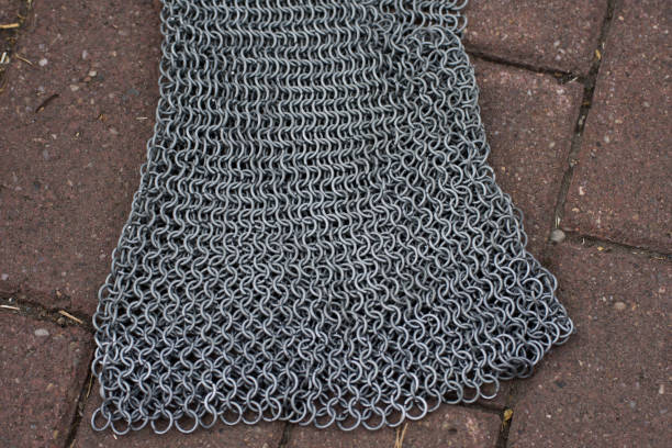 istock antique knight metal sword protection net pattern texture 1254119043