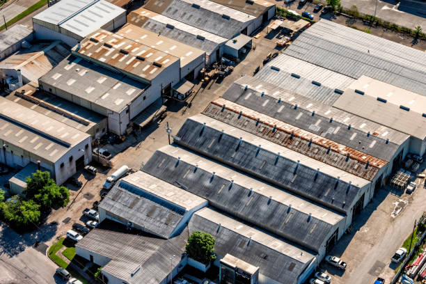 Houston Warehouse District Aerial