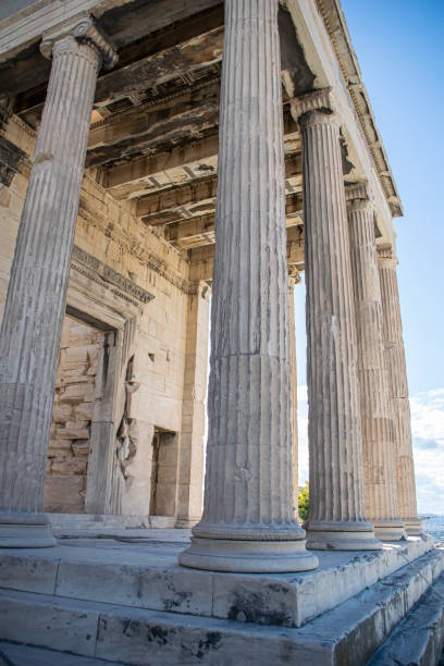 istock HISTORICAL COLUMNS AND ARCHITECTURE FROM ACROPOLIS, ATHENS 1254133895
