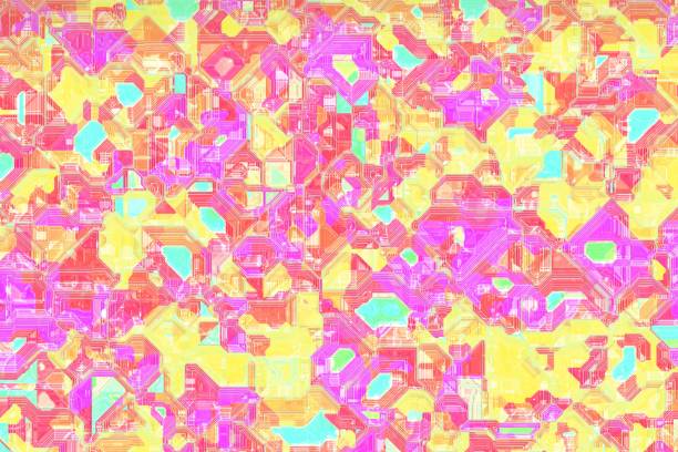 istock beautiful creative computer colorful toxic template digital graphic texture or background illustration 1254134906