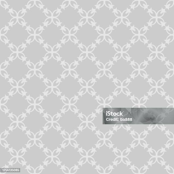 Grey Background Pattern Decorative Seamless Wallpaper Texture Vector  Background Image Stock Illustration - Download Image Now - iStock