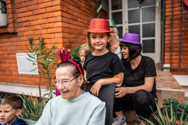 istock Grandmother celebrating birthday 1254135707