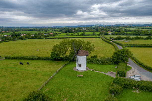 istock Ashton Windmill in Wedmore, England Somerset 1254136029