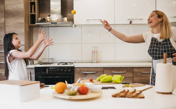 istock Overjoyed young mum and her little daughter 1254137696