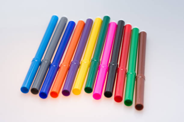 istock Colorful marker pen set 1254140688