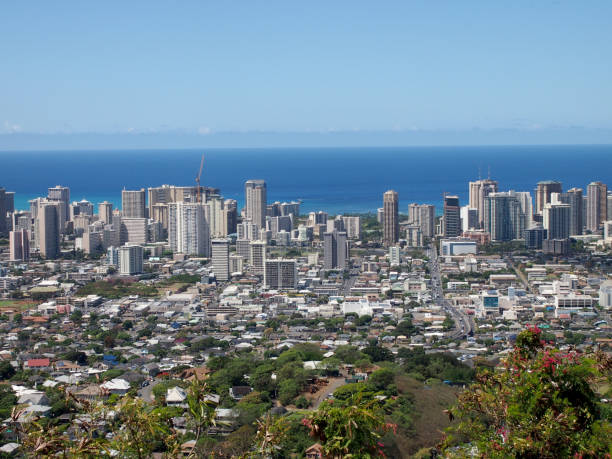 istock Aerial of Honolulu 1254142743