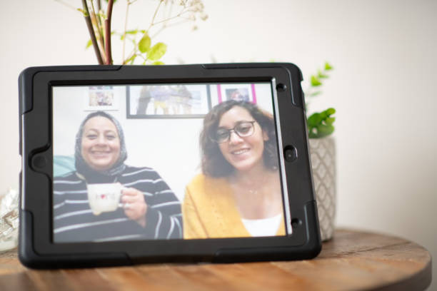 istock Video chatting with grandma and family 1254160582