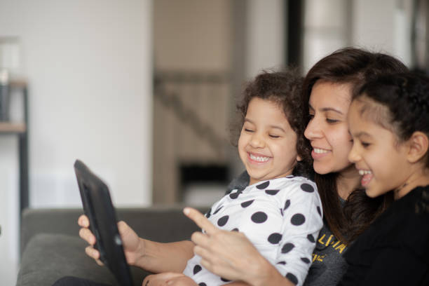 istock Family video chats with grandma remotely 1254160597