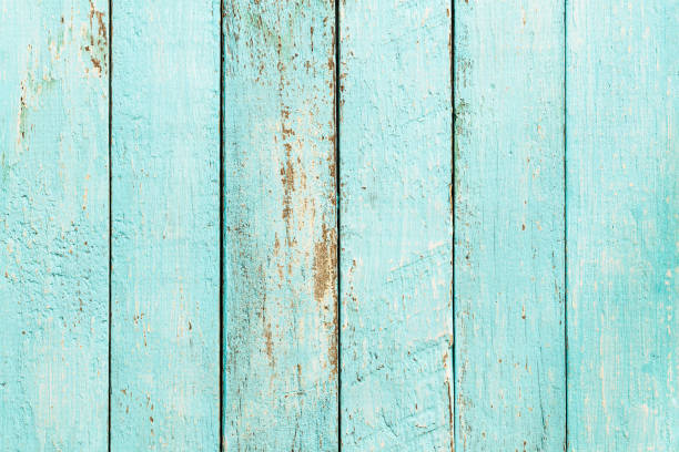istock Blue wooden panel for background, The surface blue wood texture for design, top view wood paneling 1254168018