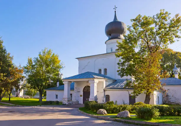 Photo of Old Orthodox church in Pskov, Russia