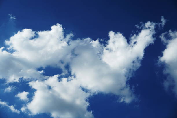 istock Blue sky and white cloud abstract natural background 1254175310