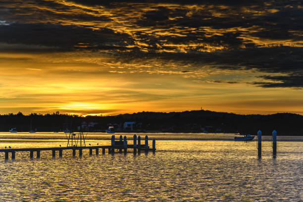 istock High Cloud Sunrise over the Bay 1254176326