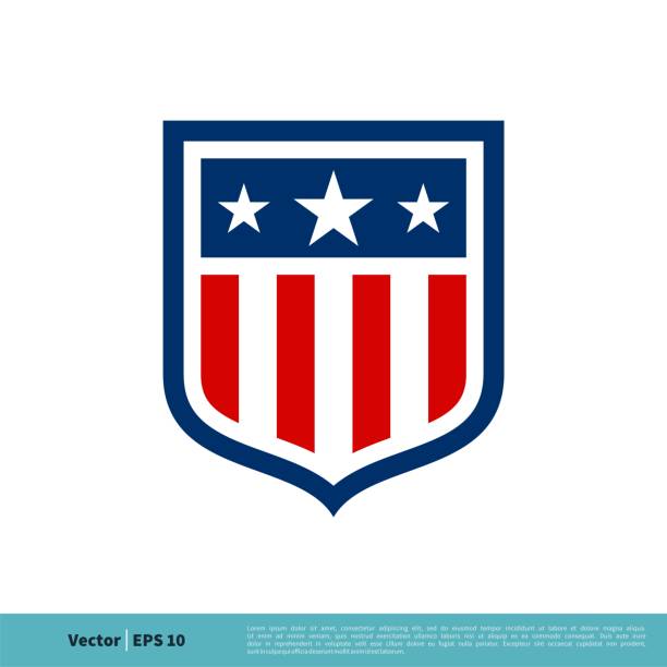 шилд эмблема спорт команда значок вектор логотип шаблон иллюстрация дизайн. вектор eps 10. - indonesia football stock illustrations