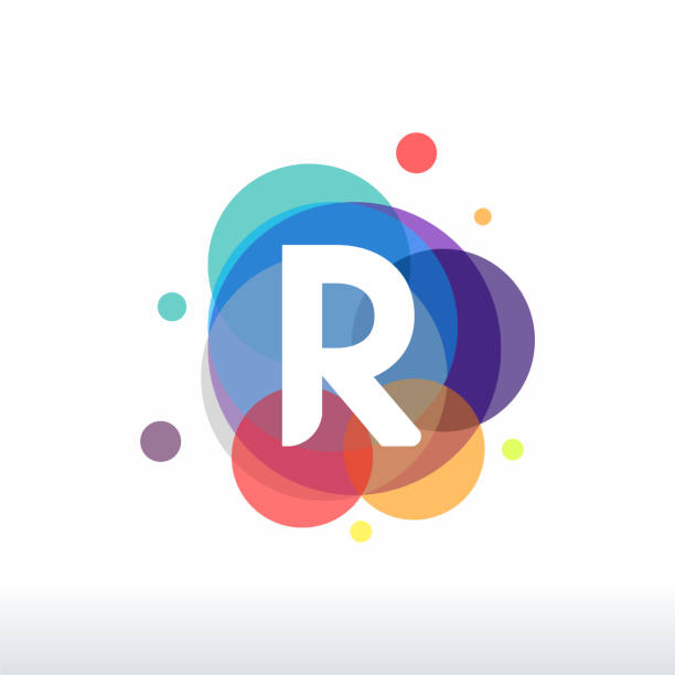 Abstract R Initial logo designs concept vector, Colorful Letter R logo designs Abstract R Initial logo designs concept vector, Colorful Letter R logo designs r arrow logo stock illustrations