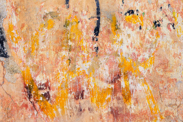 istock Abstract concrete, weathered with cracks and scratches. Landscape style. Grungy Concrete Surface. Great background or texture. 1254198452