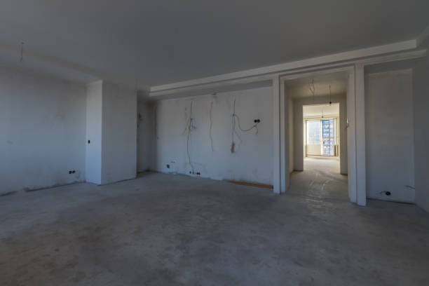 istock empty house light room in new building 1254201883