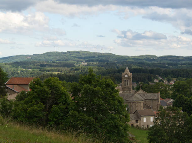 istock Nice landscape with tiny village and mountains 1254202893
